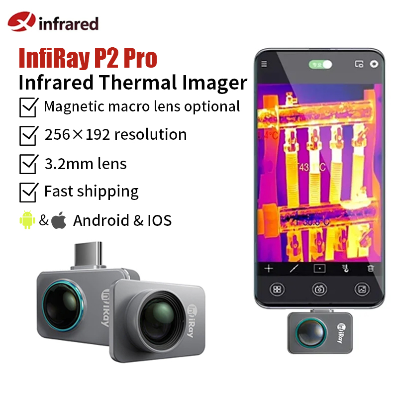 Nf 521 Thermal Imaging Camera - Infiray P2 Pro Thermische Camera Voor