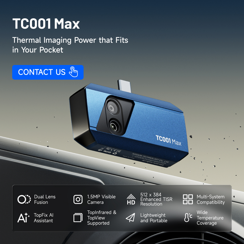 TOPDON TC001 Max Dual-Lens Min - Topdon Tc001 Thermal Camera recensie en prijs