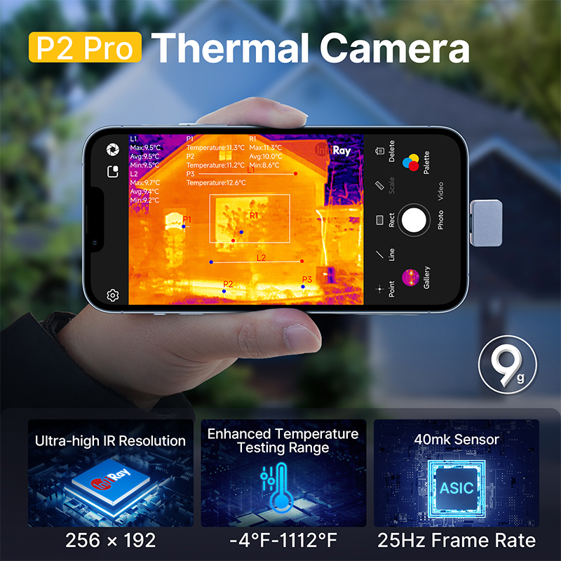 Infiray P2 Pro Thermische Came - Nf 521 Thermal Imaging Camera recensie en prijs