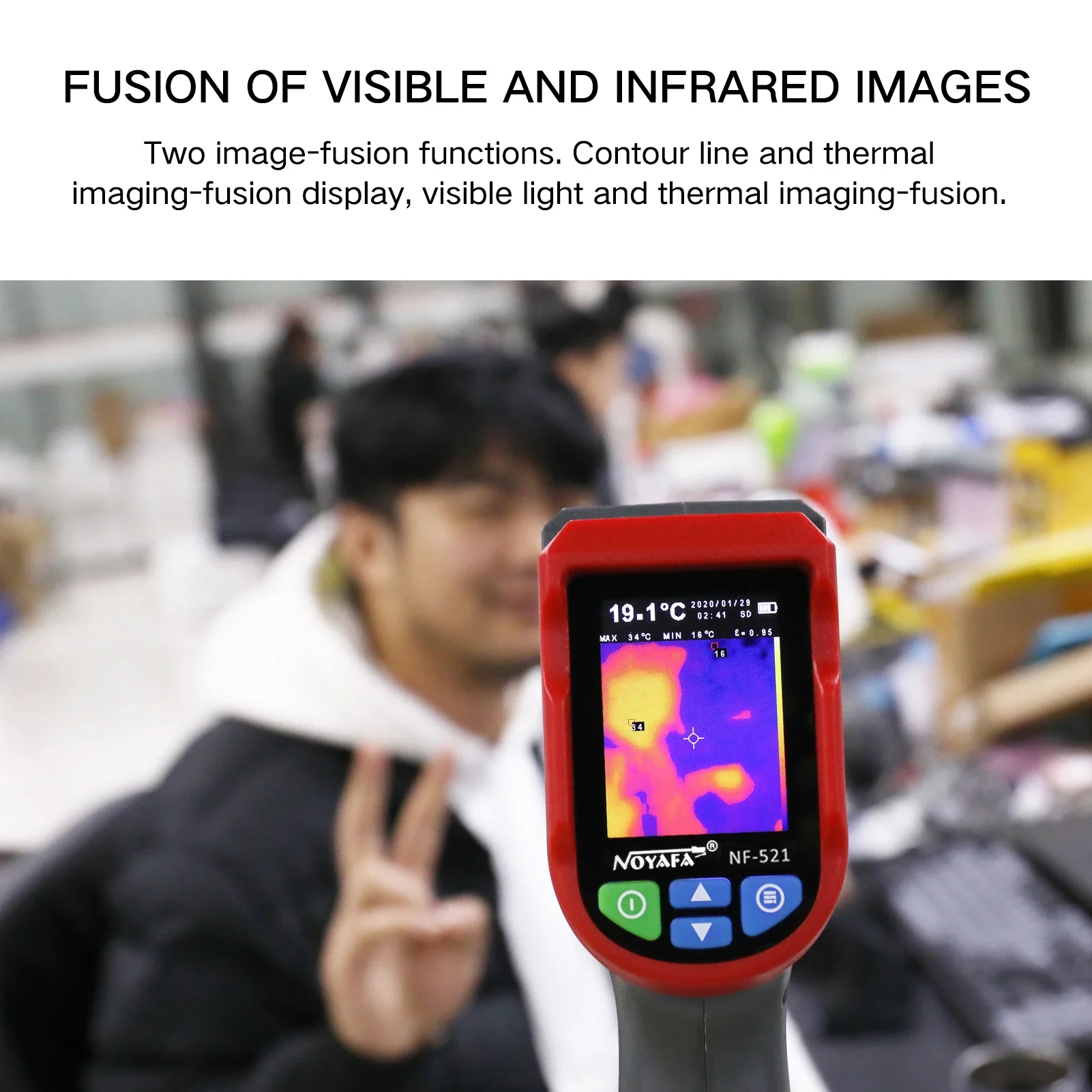 NF-521 Handheld infrarood warm - Nf 521 Thermal Imaging Camera recensie en prijs