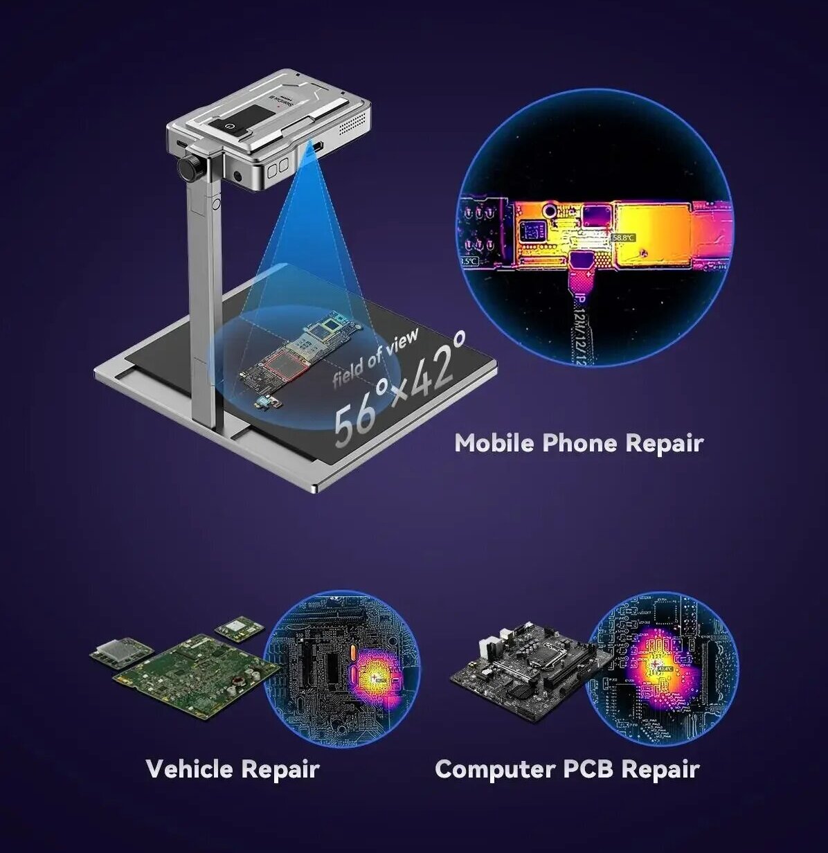 LANGCHI ShortCam III 4K Infrar - Pcb Short Circuit Thermal Diagnostics recensie en prijs